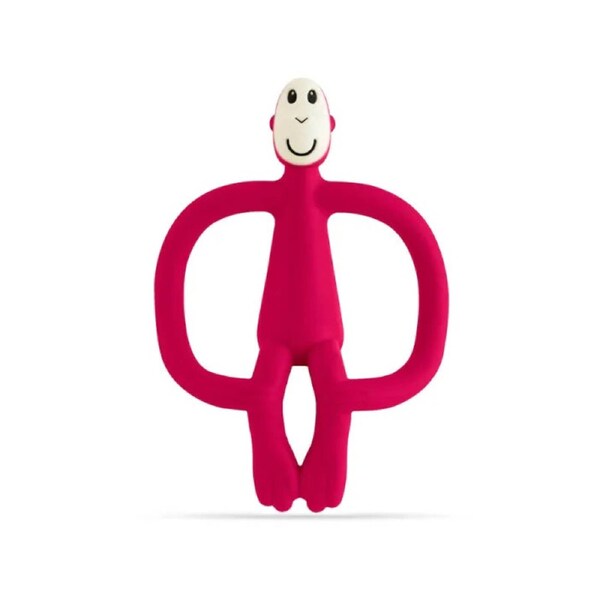 Matchstick Monkey Teething Toy and Gel Applicator - Red