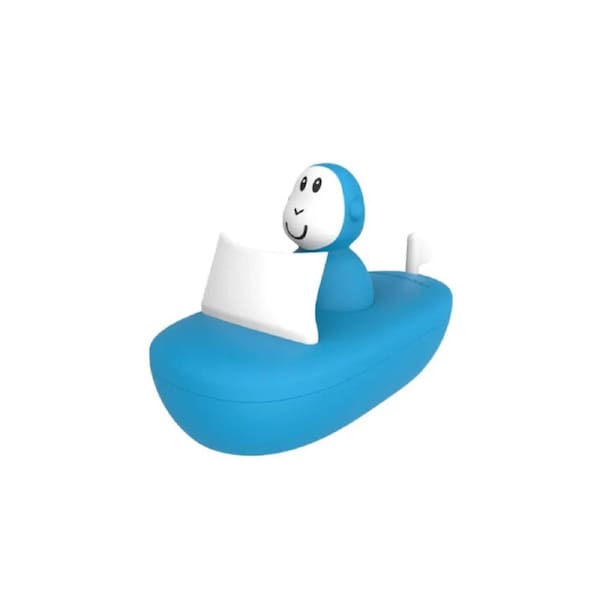 Matchstick Monkey Bath Time Boat Set - Blue