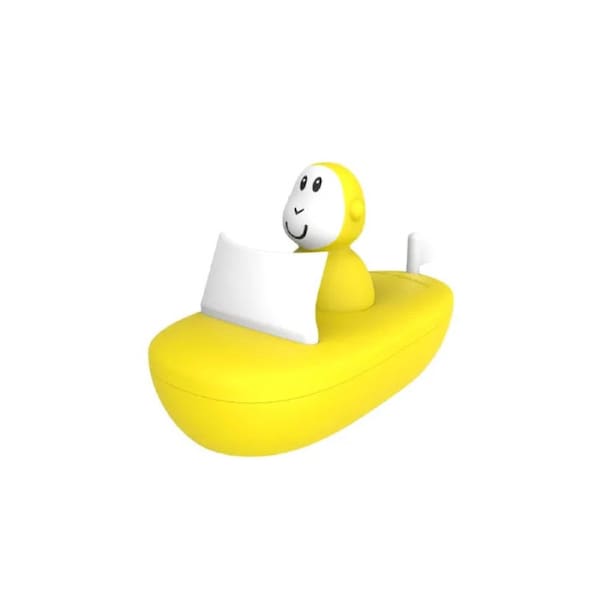Matchstick Monkey Bath Time Boat Set - Yellow