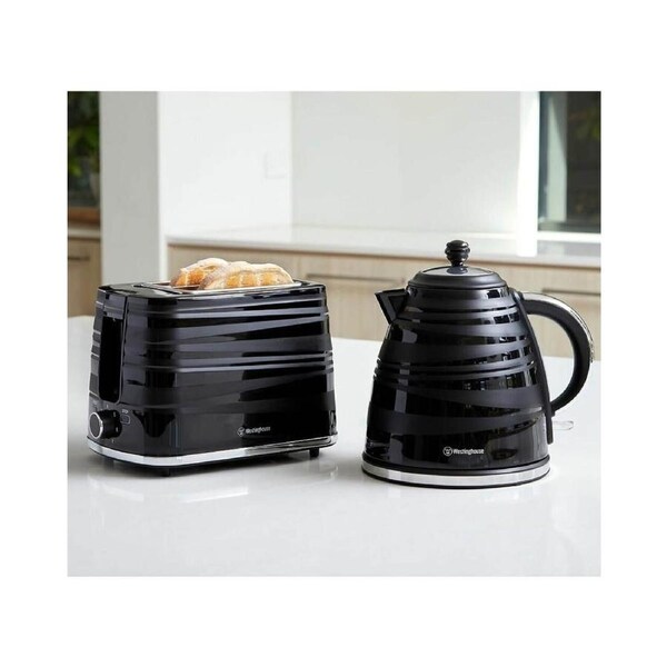 Westinghouse Kettle & Toaster Pack - Black Stripe ALL