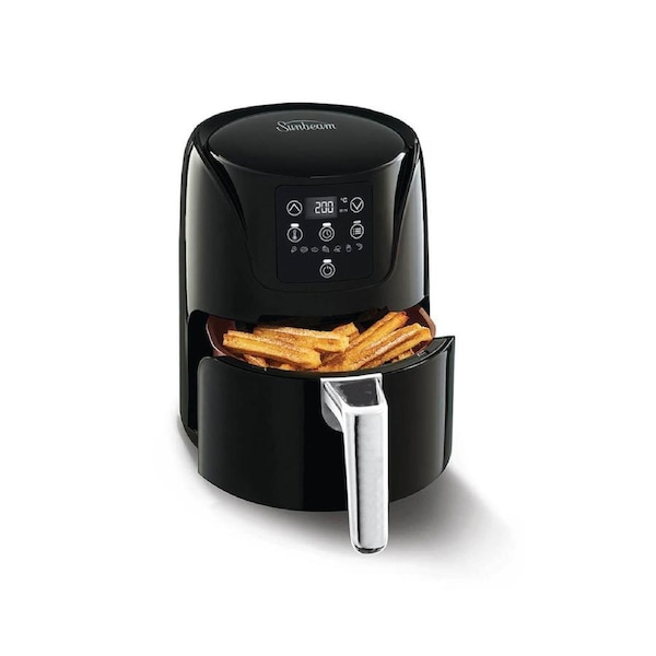 Sunbeam 4 Litre Copper Infused Duraceramic Air Fryer - Black 4L