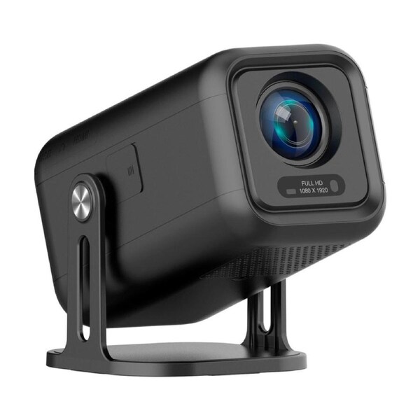 Laser 1080p Smart Android Auto Focus Full HD Portable Projector 120 Inch Black