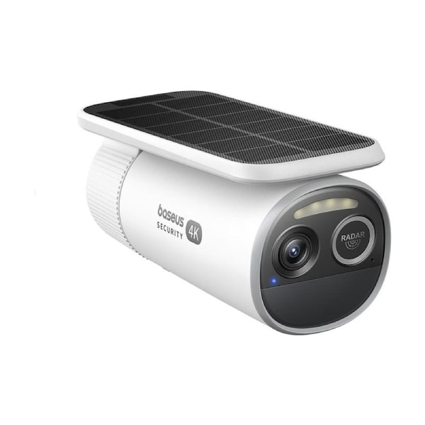 Baseus Security S2 Outdoor Camera 4K Solar Powered Weatherproof IP67 Silver