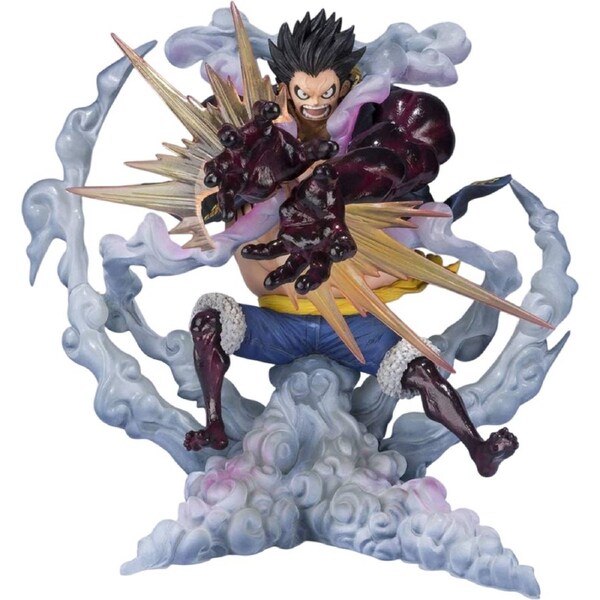 Tamashii Nations Figuartszero Extra Battle One Piece Monkey D. Luffy Gear 4 Leo Bazooka 7 inch Figure