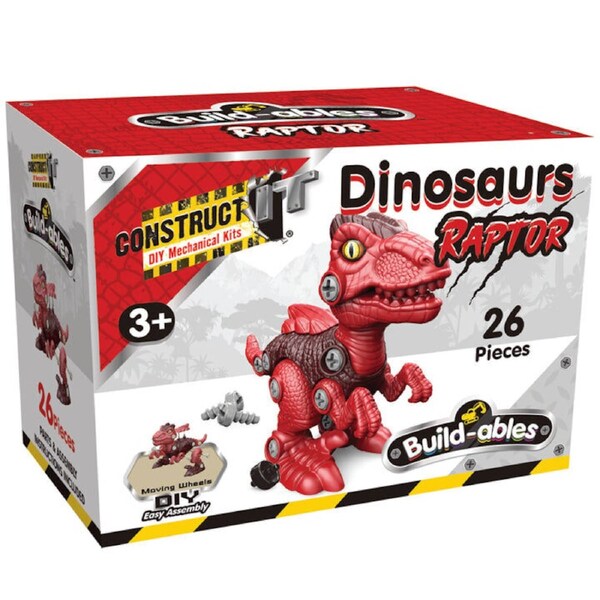 Construct It Build-ables Raptor DIY Easy Assembly 26 Pieces