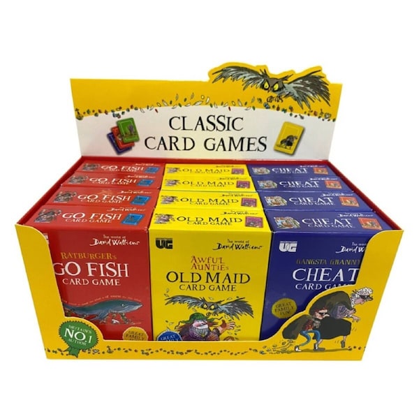 Classic Card Games Counter Top Display 12 Pieces