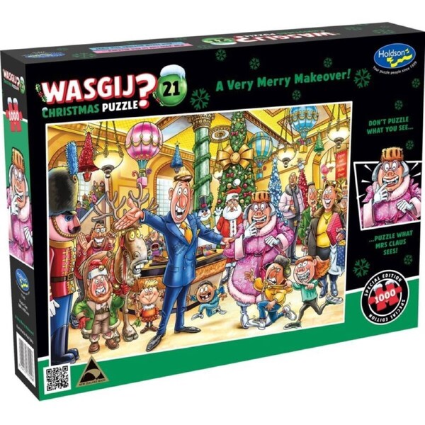 Holdson Wasgij? Christmas 21 Merry Makeover! Jigsaw Puzzle 1000 Pieces