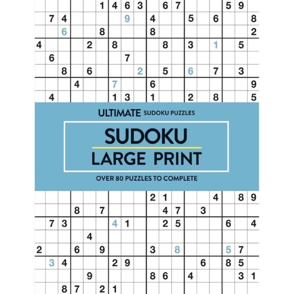 Lake Press Ultimate Sudoku Large Print Puzzle Book