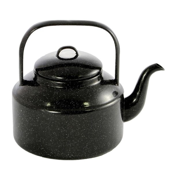 Falcon Tea Kettle 2L Black & White Speckle