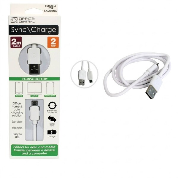 OzOffer 2m Samsung USB to USB-C Fast Charge Cable S22 S21 S20 S10 Plus Ultra