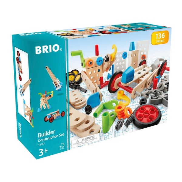 BRIO Builder Construction Set 136 Pieces