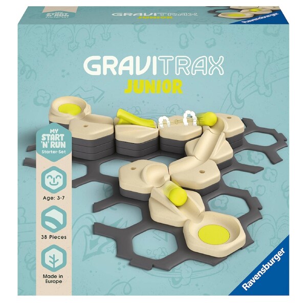 GraviTrax Junior My Start 'N Run Small Starter Set Marble Run
