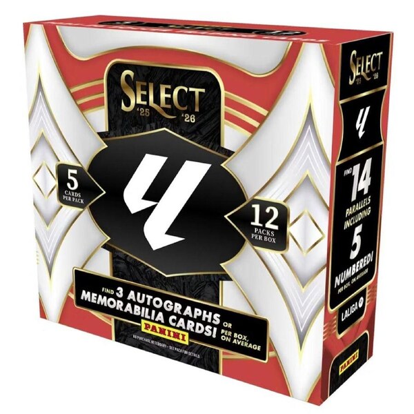Panini Select 2025/2026 La Liga Soccer Hobby Box