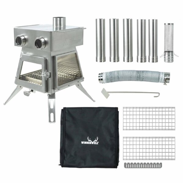 Winnerwell Marsfire External Air Wood Burning Tent Stove