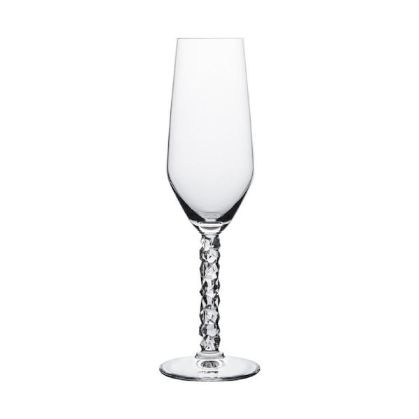 Orrefors Set Of 2 Carat Champagne Glasses 240ml