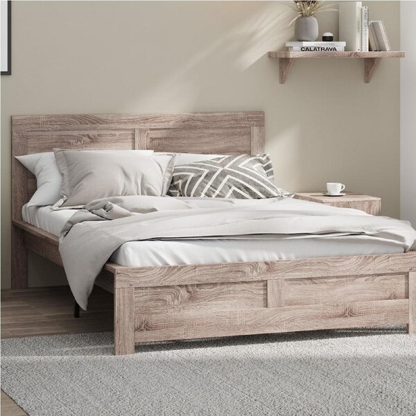 Oikiture Bed Frame Queen Double King Single Size Wooden Bed Platforms NEO Queen