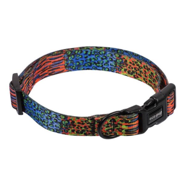 Eco-Pup Dog Collar Medium Wild Pattern Pet Dress Up