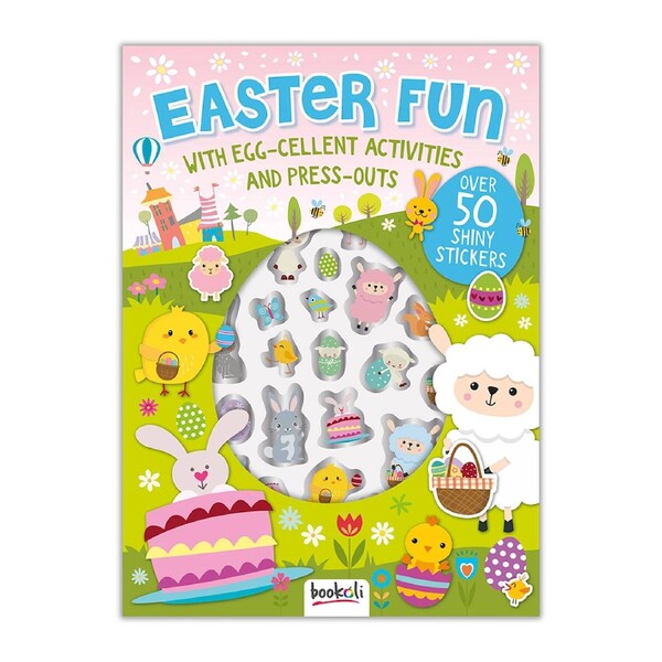 Bookoli Puffy Sticker Windows: Easter Fun Sticker & Activity Book Art/Craft