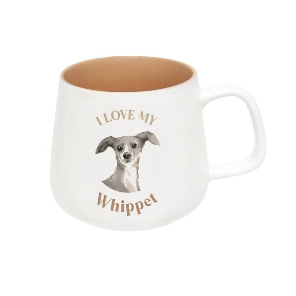 Splosh I Love My Whippet 12cm Dog Hot/Cold Beverage Matte Drinking Ceramic Mug