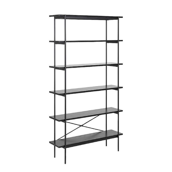 Modern Furniture KREMAN Shelving Unit 172x94cm - Black