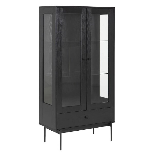 Modern Furniture KREMAN Display Unit 152x75cm - Black