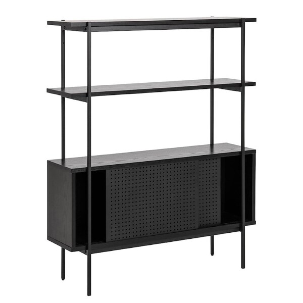 Modern Furniture KREMAN Display Unit 114x94cm - Black