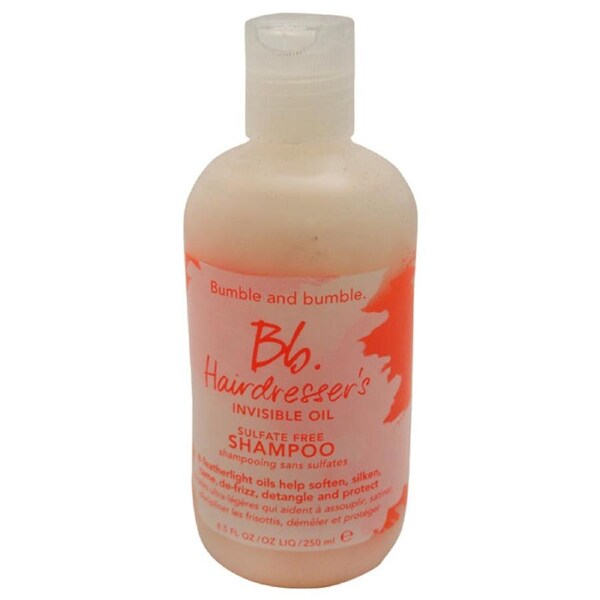 Hairdressers Invisible Oil Sulfate Free Shampoo by Bumble and Bumble for Unisex - 8.5 oz Shampoo 8.5 oz