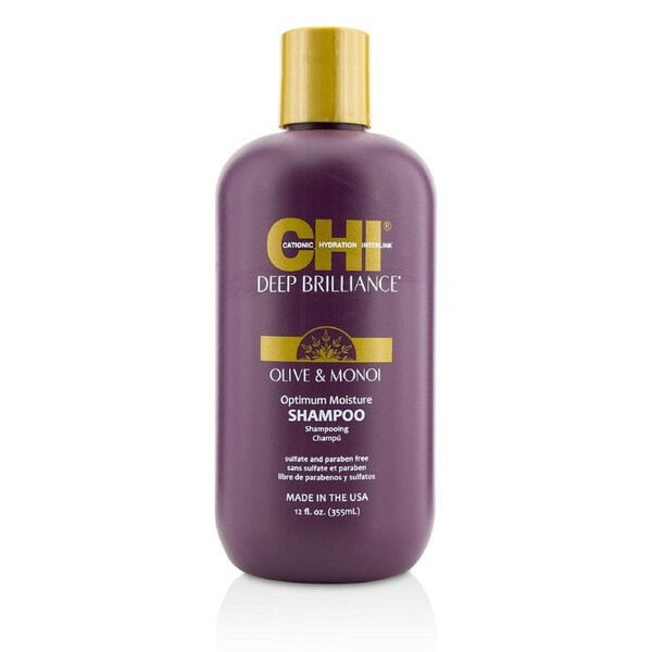 CHI Deep Brilliance Olive & Monoi Optimum Moisture Shampoo 355ml/12oz 355ml/12oz