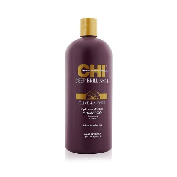 CHI Deep Brilliance Olive & Monoi Optimum Moisture Shampoo 946ml/32oz 946ml/32oz