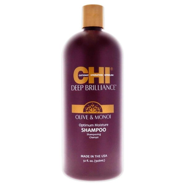 Deep Brilliance Optimum Moisture Shampoo by CHI for Unisex - 32 oz Shampoo 32 oz