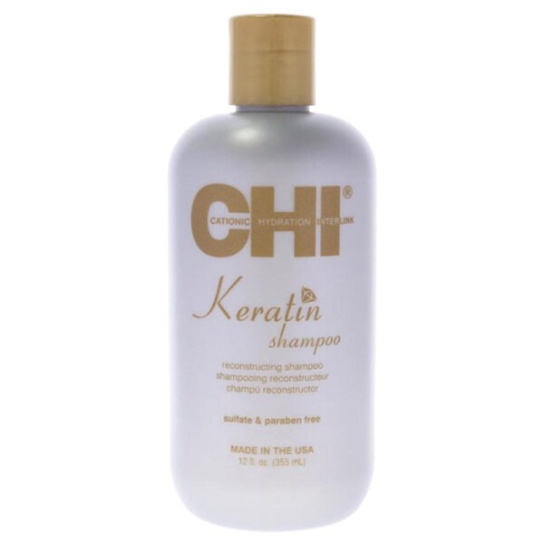 Keratin Reconstructing Shampoo by CHI for Unisex - 12 oz Shampoo 12 oz