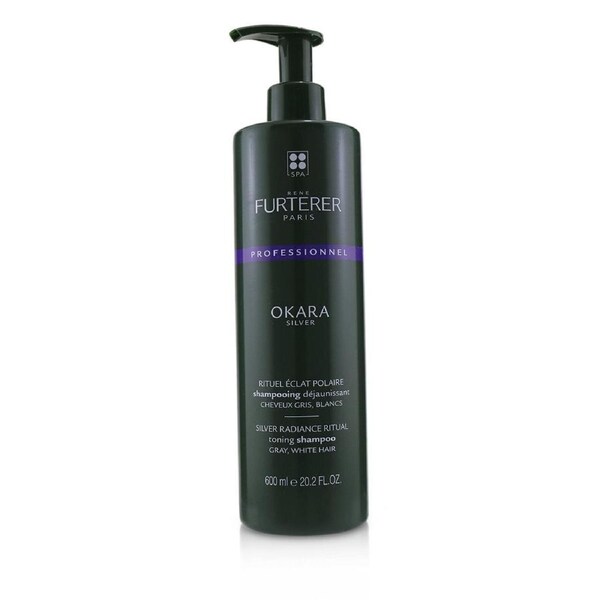Rene Furterer Okara Silver Silver Radiance Ritual Toning Shampoo - Gray, White Hair (Salon Product) 600ml/20.2oz 600ml/20.2oz