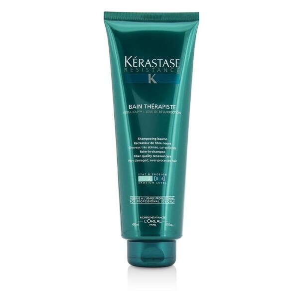 Kerastase Resistance Bain Therapiste Balm-In -Shampoo Fiber Quality Renewal Care (For Very Damaged, Over-Porcessed Hair) 450ml/15oz 450ml/15oz