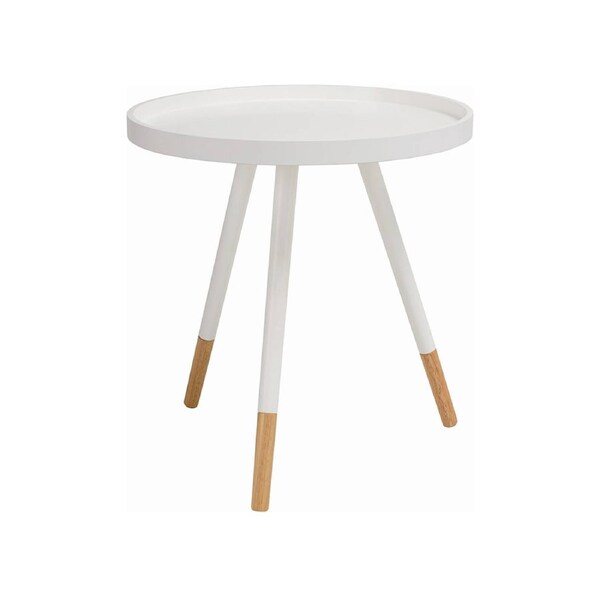 Modern Furniture INNIS 46x46x48cm Side Table - White