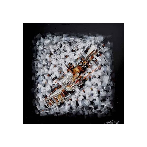 Modern Furniture Oil Painting 100x100cm on Wooden Canvas