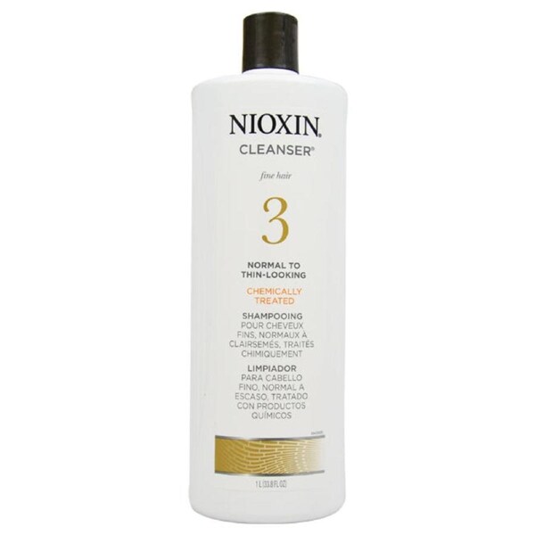 System 3 Cleanser Shampoo by Nioxin for Unisex - 33.8 oz Shampoo 33.8 oz