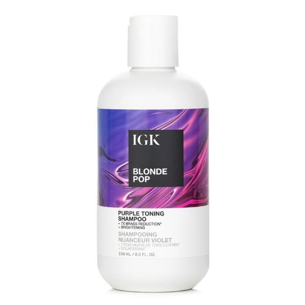 IGK Blonde Pop Purple Toning Shampoo 236ml/8oz 236ml/8oz