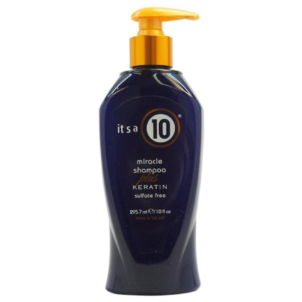 Miracle Shampoo Plus Keratin by Its A 10 for Unisex - 10 oz Shampoo 10 oz