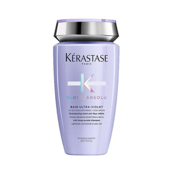 Kerastase Blond Absolu Bain Ultra-Violet Anti-Brass Purple Shampoo (Lightened, Cool Blonde or Grey Hair) 250ml/8.5oz 250ml/8.5oz