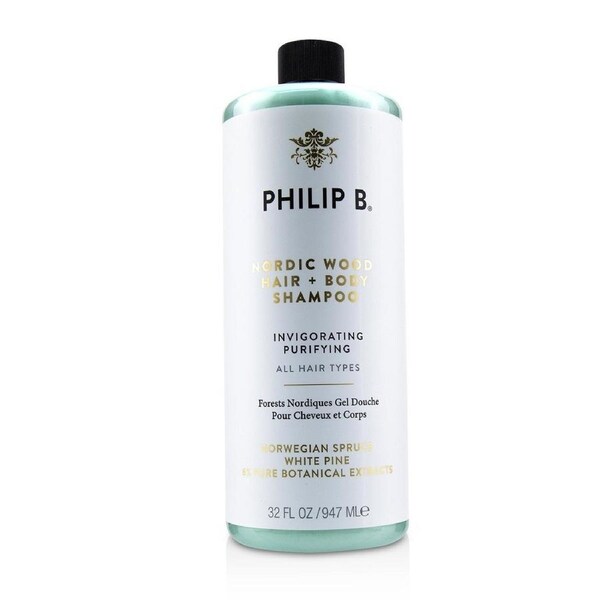 Philip B Nordic Wood Hair + Body Shampoo (Invigorating Purifying - All Hair Types) 947ml/32oz 947ml/32oz