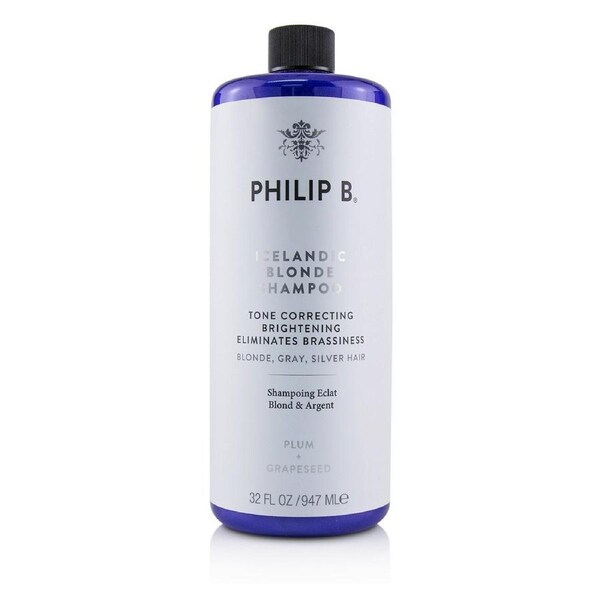 Philip B Icelandic Blonde Shampoo (Tone Correcting Brightening Eliminates Brassiness - Blonde, Gray, Silver H 947ml/32oz 947ml/32oz