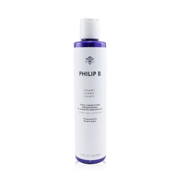 Philip B Icelandic Blonde Shampoo (Tone Correcting Brightening Eliminates Brassiness - Blonde, Gray, Silver Hair) 220ml/7.4oz 220ml/7.4oz