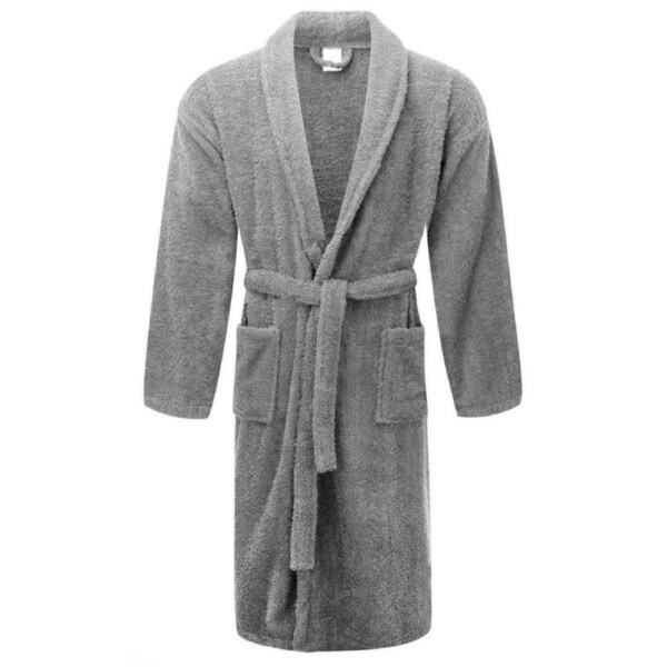 Renee Taylor Chalet Quick Dry Terry Cotton Bath Shower Robes Cover Fossil S/M