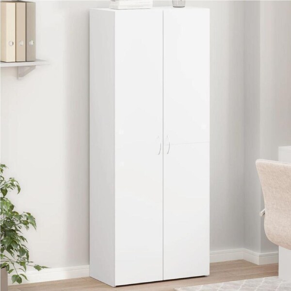 File Cabinet White 60x32x153 cm Engineered Wood vidaXL