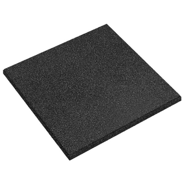 Fall Protection Tiles 18 pcs Black 50 x 50 cm Rubber vidaXL