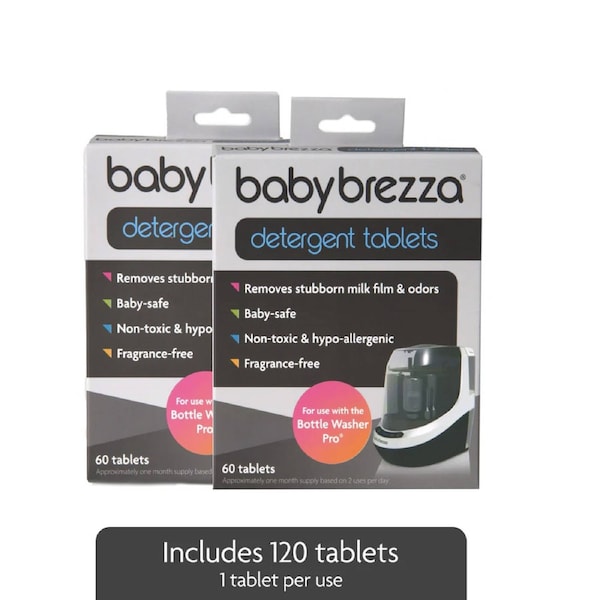 Baby Brezza Detergent Tablets for Bottle Washer Pro