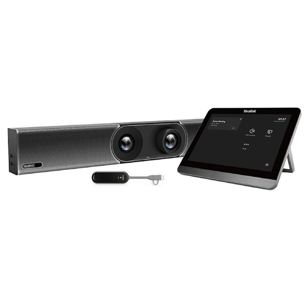 Yealink A30 Collaboration Bar for Medium Rooms, includes CTP18 Touch Panel and WPP30 Wireless Content Sharing and BYOD