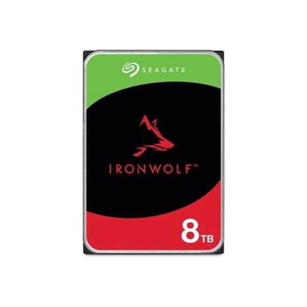 Seagate 8TB 3.5' IronWolf, SATA 6.0Gb/s, NAS 24x7, CMR, max. STR OD 202MB/s, 5400 RPM, 256MB Cache, HDD, 3Years Warranty (ST8000VN002)