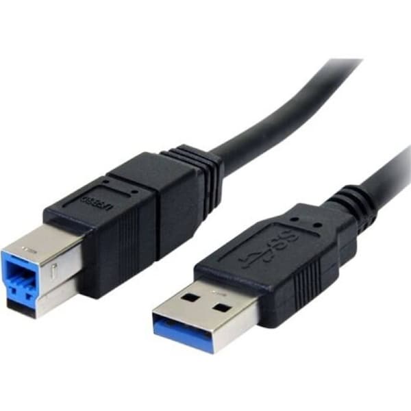 StarTech.com 3m Black SuperSpeed USB 3.0 Cable A to B - M/M - Connect your USB 3.0 devices over longer distances - USB 3.0 Cable Cord - USB 3.0 A to