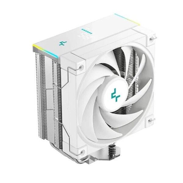 DeepCool AK400 DIGITAL SE WH CPU Cooler, Status Display, ARGB LED Strips, 4x Heat Pipe Intel LGA1851/1700/1200/1151/1150/1155 /AM5/AM4
